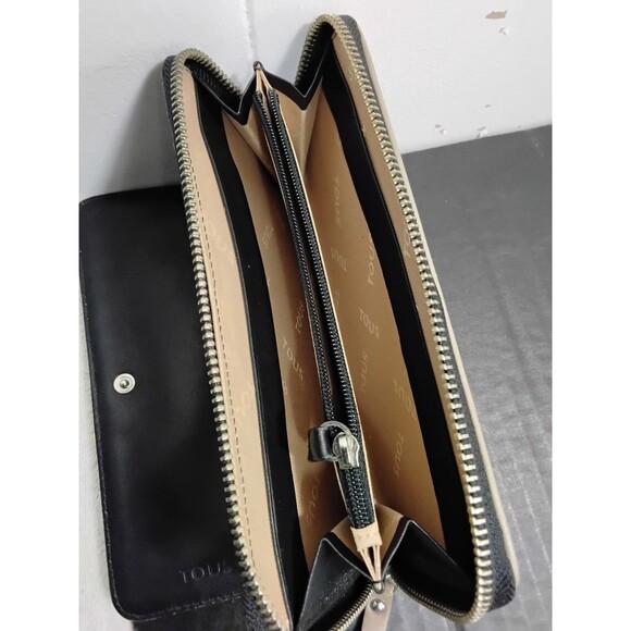 TOUS - Toupe Zip Around Design Wallet - Picture 4 of 4